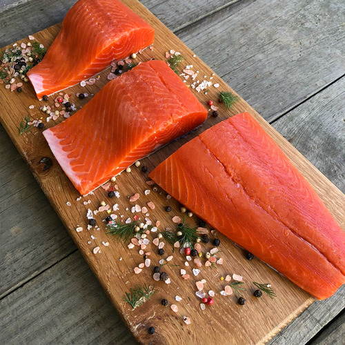 Sockeye Salmon Whole Fillet (600g) - Hình 1