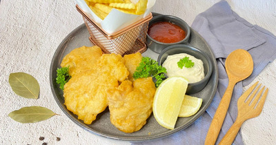 Crispy Alaskan Pollock with Tartare Sauce Recipe