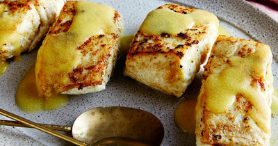 Cumin-Seared Halibut with Sweet Corn Sauce - A Delectable Seafood Delight