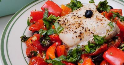 Mediterranean-Style Grilled Black Cod – Flavorful and Nutritious