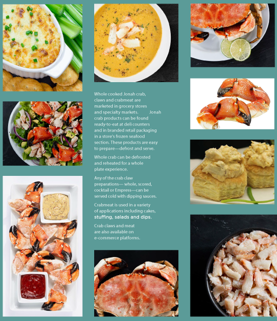 Menu jonah crab