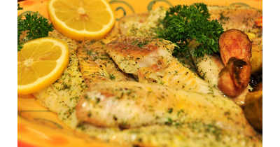 Simple and delicious recipe for baked lemon pollock at home