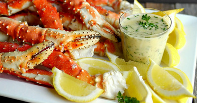 Steamed King Crab Legs with Beurre Blanc Recipe