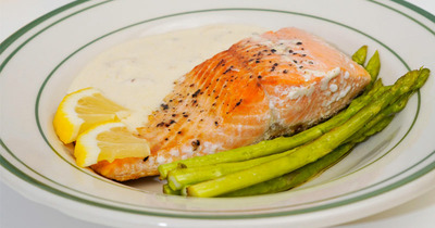 Sockeye Salmon with Creamy Mushroom Sauce